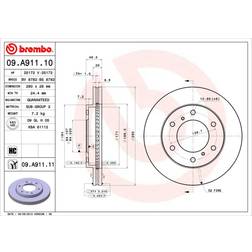 Brembo 09.A911.11