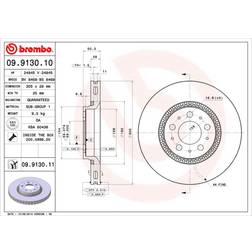 Brembo Coated Disc Line 09.9130.11