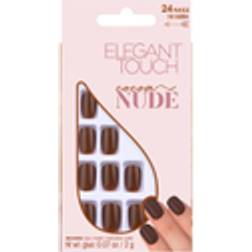 Elegant Touch Nude Collection Cocoa Nails 24-pack