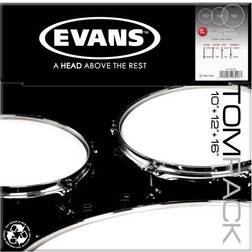 D'Addario Evans ETP-G2CLR-F Fusion G2 Clear Conjunto de membranas/parches de tambor