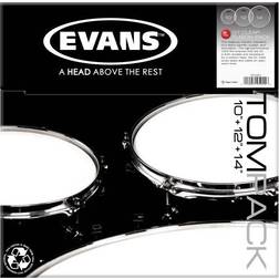 D'Addario Evans ETP-G1CLR-F Fusion G1 Clear Set Pelli Batteria