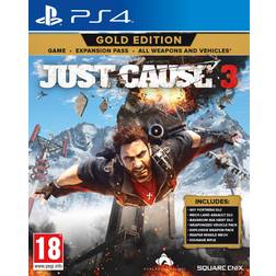 Just Cause 3 Gold Edition (PS4) Jeu d'action Square Enix Blu-Ray 07 Avril 2017