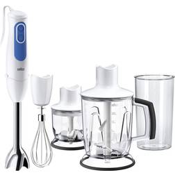 Braun MQ3045WH Apéritif MultiQuick 3 Avec 2 Hachoirs