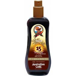 Australian Gold Spray Gel Sunscreen with Instant Bronzer SPF15 237ml