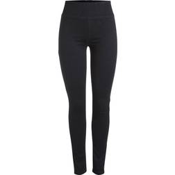 Pieces High Waist Skinny Fit Jeans - Black/Black