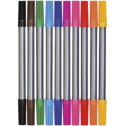 Portable Double Head Marker Pens Watercolor 10-pack