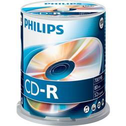 Philips CD-R CR7D5NB00/00, 52x, CD-R, 700 MB, 100 kpl