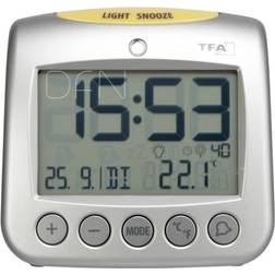 TFA 60.2514 Sonio Radio Controlled Alarm Clock With Temp