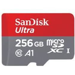 SanDisk Carte mémoire micro SDXC Ultra 256Go A1 95Mo/s Class 10 Micro SD SDXC Gris