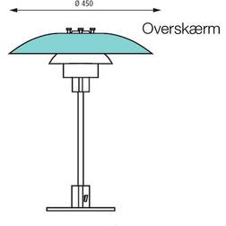 Louis Poulsen PH 4/3 Shade Lampeskærm ∅ 45cm