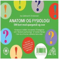 Anatomi og fysiologi: 599 kort med spørgsmål og svar