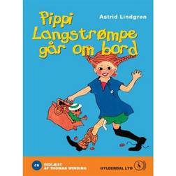 Thomas Winding læser Pippi Langstrømpe går om bord (Lydbog, MP3, 2007)