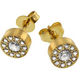 Edblad Thassos Mini Earrings - Gold/Transparent