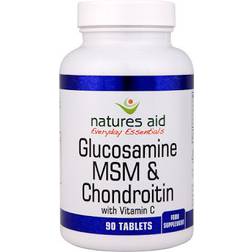 Natures Aid Glucosamine MSM & Chondroitin 90 Stk.