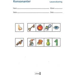 Konsonanter - læseevaluering (Hæftet, 2004)