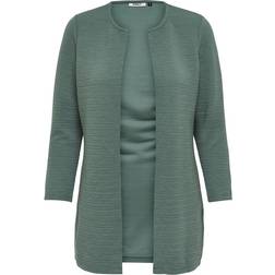 Only Leco Long Loose Cardigan - Green/Balsam Green