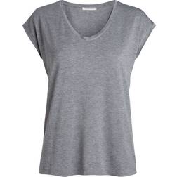 Pieces T-shirt Loose Fit Manches Courtes Gris