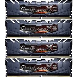 G.Skill Flare X DDR4 2400MHz 4x16GB (F4-2400C16Q-64GFX)