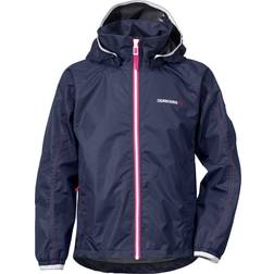Didriksons Vivid Girl's Rain Jacket - Navy (501406-039)
