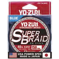 Yo-Zuri Duel P.E Line Super Braid 150YDS 10Lbs (0.15mm) Blue R1256-B (1118)