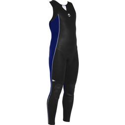 Subea Salopette subacquea uomo neoprene 5.5 mm nera nero blu elettrico