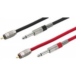 Monacor RCA-6.3mm 1.5m