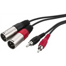 Monacor 2RCA-2XLR 1m