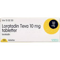 Loratadin Teva 10mg 100 stk Tablet