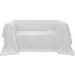 vidaXL 130889 Fåtöljöverdrag Cream (210x140cm)