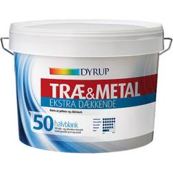 Dyrup 50 Metalmaling, Træmaling Hvid 2.25L