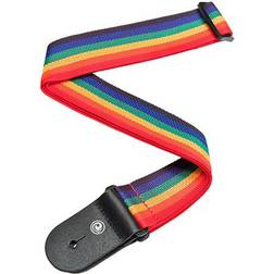 D'Addario Polypropylene Guitar Strap Rainbow