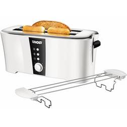 Unold 38020 Tostadora 4 Rebanada(s) 1350 W Negro Blanco