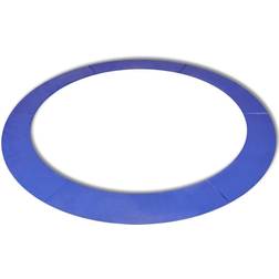 vidaXL Coussin de sécurité ressort PE bleu pour trampoline rond 15 pieds/4,57m