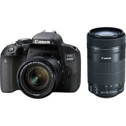 Canon Eos 800D 18-55 55-250 Stm Stm