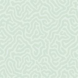 Cole & Son Tapete Coral von and Duck Egg verde/verde chiaro