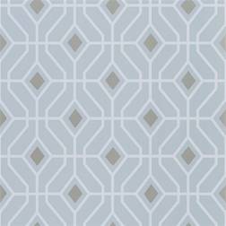 Designers Guild Gittertapete Laterza von Delft bleu/bleu clair