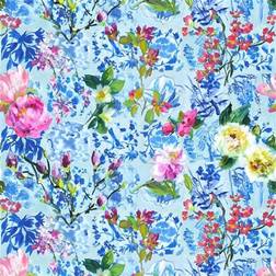 Designers Guild Tapete Majolica von Cornflower blu/rosa