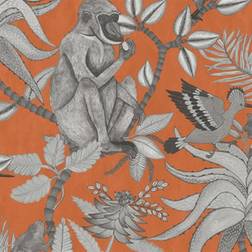 Cole & Son Savuti Wallpaper Ardmore Collection Roll Orange 109/1001