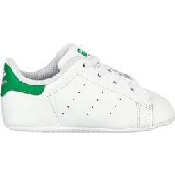 adidas Infant Stan Smith Crib - Cloud White/Cloud White/Green