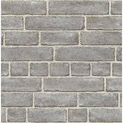 Decorline Tapetti Fine Decor Trilogy Brickwork Design, harmaa