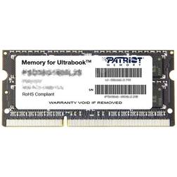 Patriot for Ultrabook DDR3L module 4 Go SO DIMM 204 broches 1600 MHz PC3-12800 CL11 1.35 V mémoire sans tampon non ECC