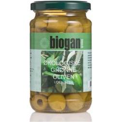 Biogan Oliven Grøn uden Sten 340g 340g