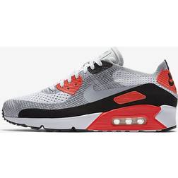 Nike Air Max 90 Ultra 2.0 Flyknit M - White/Bright Crimson/Black/Wolf Grey