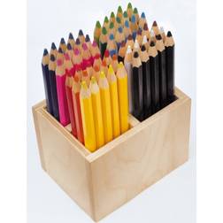 PlayBox Thick Pencils in Rack in 12 Colours 60-pack