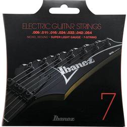 Ibanez IEGS7 Cordes guitare électrique 7 cordes super light 9-54