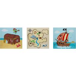 Teamson Fantasy Fields Pirate Island Wall Art Set