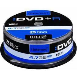 Intenso Pack de 25 DVD R 4.7 GB 16x Speed