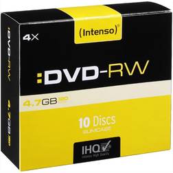 Intenso DVD-RW 4,7 Go 10 Slimcase 4x