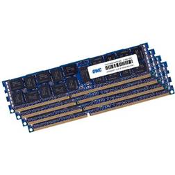 OWC Other World Computing DDR3 kit 64 Go: 4 x 16 Go DIMM 240 broches 1866 MHz PC3-14900 CL13 1.5 V mémoire enregistré ECC