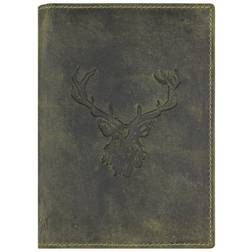 Greenburry Vintage Hunting Deer License Case - Olive